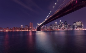 Brooklyn Bridge Manhattan In New York
