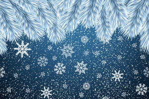 Christmas Snowflakes Background 8k