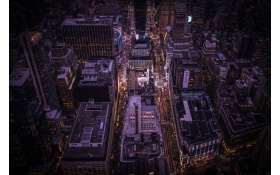 Empire State Building Top View 8k