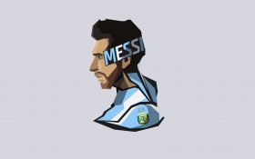Lionel Messi Minimal 8k